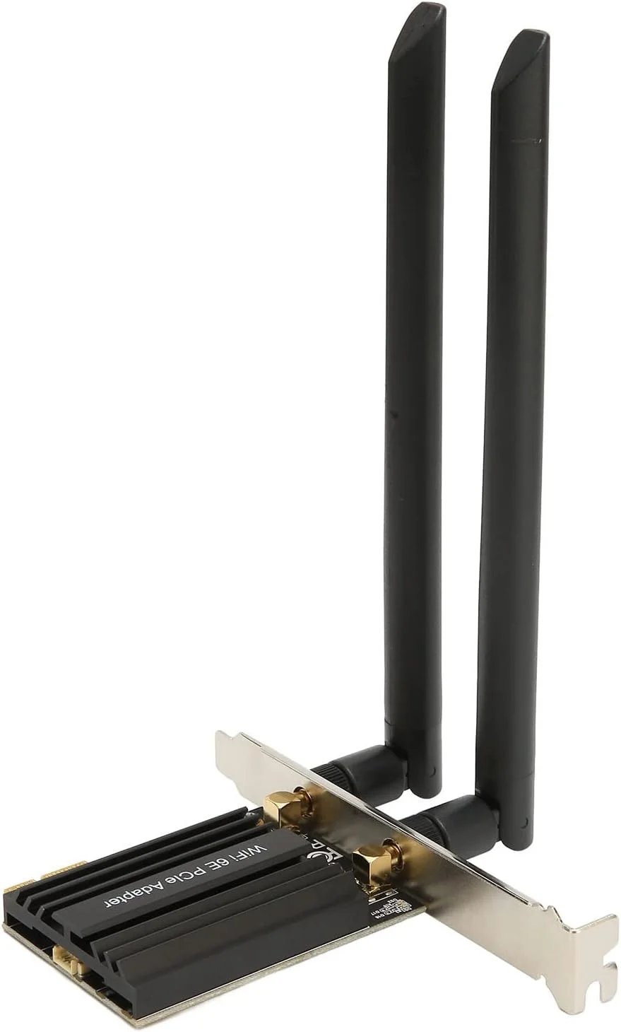 کارت وای فای بی‌سیم، کارت بی‌سیم 6E PCIE Slot 5.2 سه بانده با سرعت بالا 5GHZ 6GHZ 2.4GHZ PCI Express Adapter برای کامپیوتر رومیزی