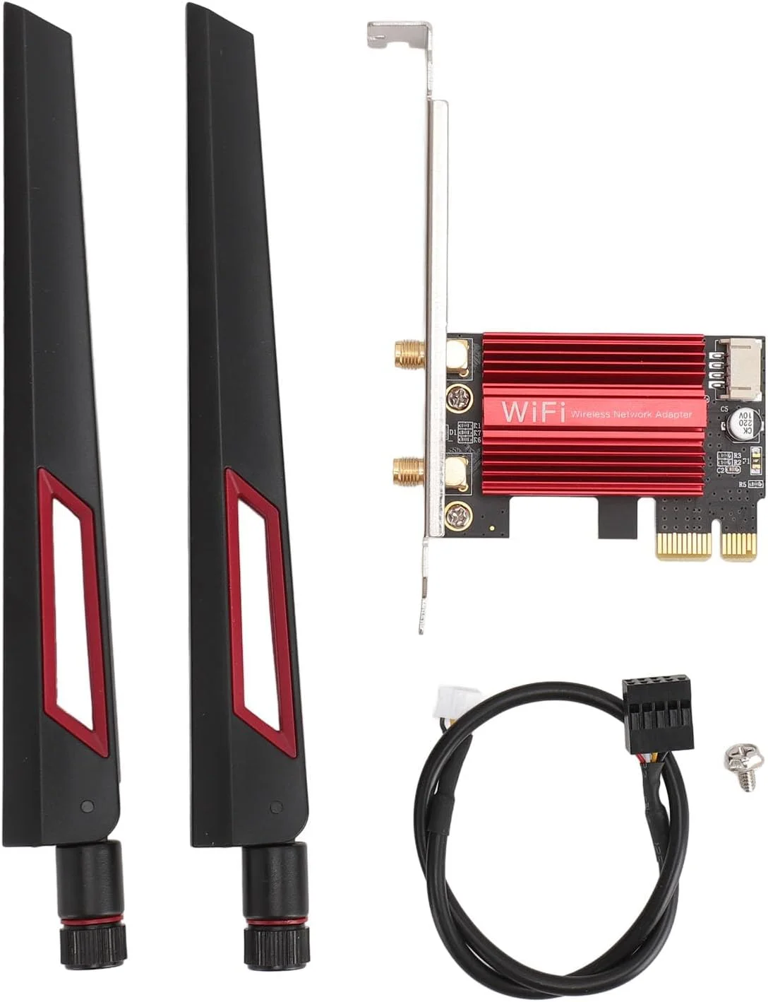 کارت وای فای PCIE Pro 7260AC، آداپتور شبکه بی سیم دو بانده 5G/2.4G با سرعت 1200 مگابیت بر ثانیه، پشتیبانی از بلوتوث 4.0، برای 7/8/10/11