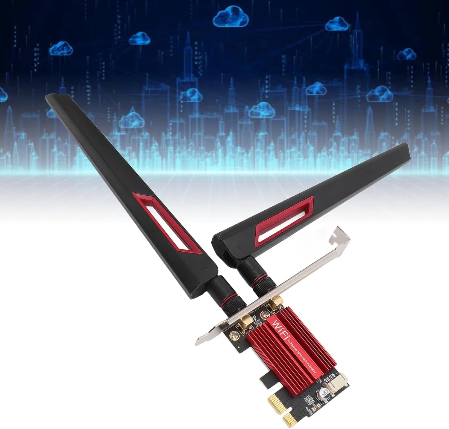 کارت وای فای PCIE Pro 7260AC، آداپتور شبکه بی سیم دو بانده 5G/2.4G با سرعت 1200 مگابیت بر ثانیه، پشتیبانی از بلوتوث 4.0، برای 7/8/10/11 کارت وای فای PCIE Pro 7260AC، آداپتور شبکه بی سیم دو بانده 5G/2.4G با سرعت 1200 مگابیت بر ثانیه، پشتیبانی از بلوتوث 4.0، برای 7/8/10/11