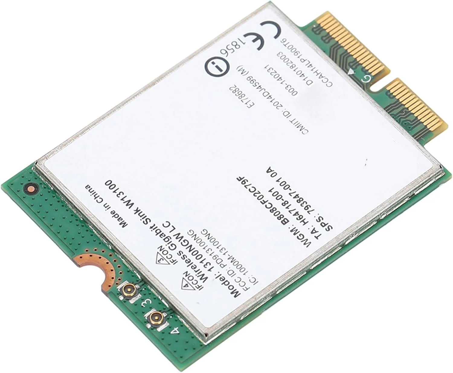 کارت شبکه بی سیم 13100NGW، کارت شبکه بی سیم NGFF 4.0، پشتیبانی از پروتکل های 802.11ad، 802.11ac، 802.11an