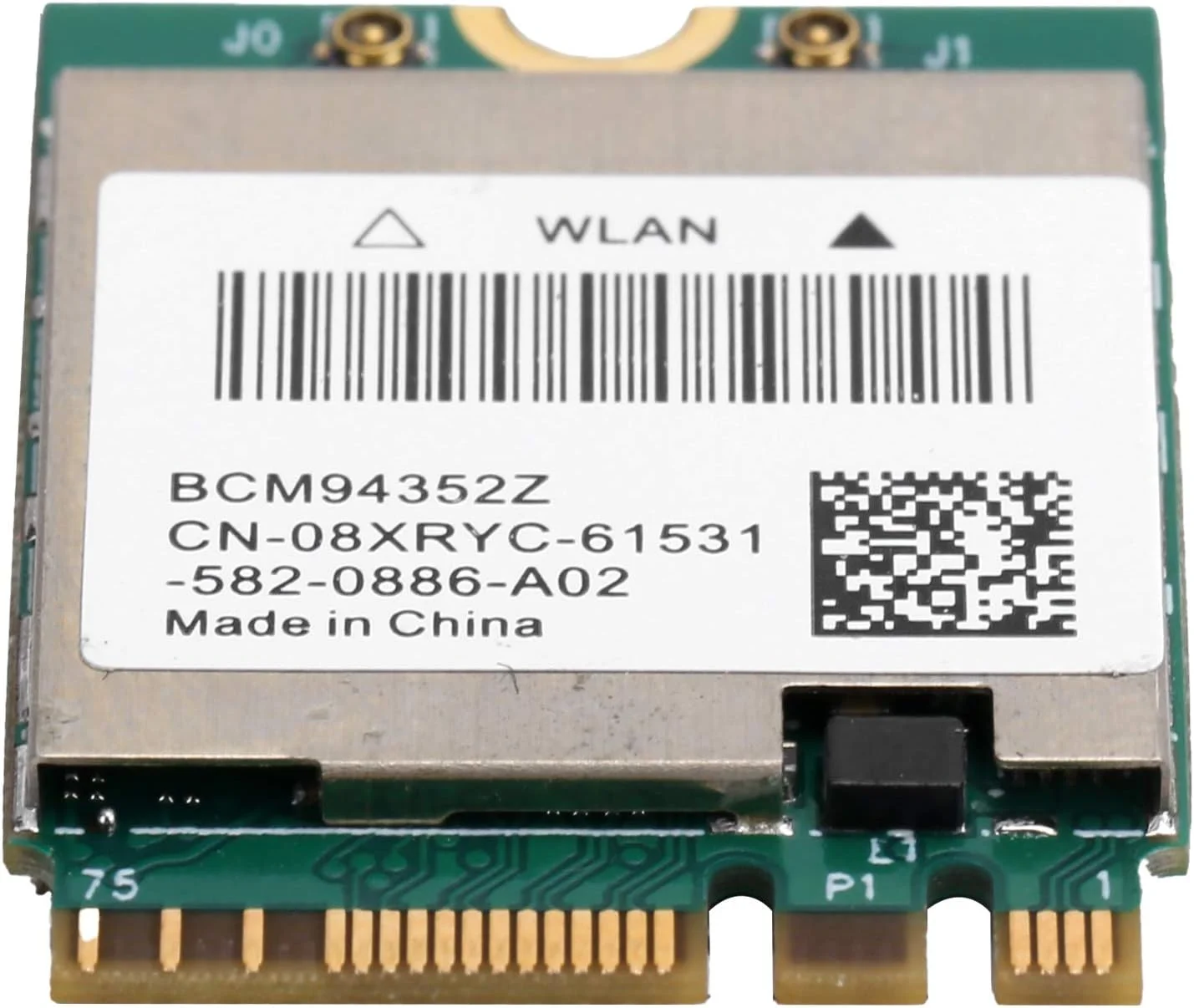 کارت شبکه بی‌سیم XUMIUZIY، آداپتور استریو WLAN دو بانده وای فای 4.0، سبک وزن، عملکرد بالا، کارت سازگار گسترده برای کامپیوتر (2 خط اتصال آنتن خارجی)