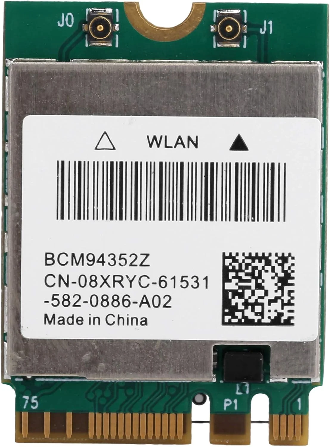 کارت شبکه بی‌سیم XUMIUZIY، آداپتور استریو WLAN دو بانده وای فای 4.0، سبک وزن، عملکرد بالا، کارت سازگار گسترده برای کامپیوتر (2 خط اتصال آنتن خارجی)
