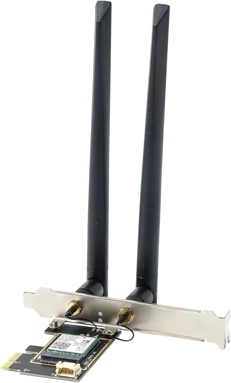 کارت PCIe وای فای 6E مدل AX210 زیما بورد به همراه مجموعه آنتن 8Dbi