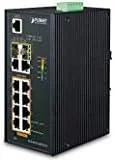 سوئیچ مدیریتی صنعتی 8 پورت 10/100/1000T PoE 802.3at + 2 پورت 10/100/100T + 2 پورت 100/1000X SFP مدل IGS-4215-8P2T2S