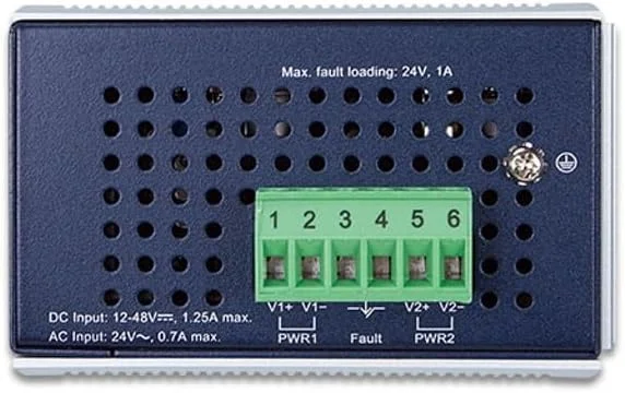 سوئیچ صنعتی 10 پورت گیگابیتی پلنت تکنولوژی مدل IGS-10020MT با استاندارد IP30، دارای 8 پورت 10/100/1000Base-TX + 2 پورت 100/1000FX (SFP) (محدوده دمایی -40 تا 75 درجه سانتیگراد)