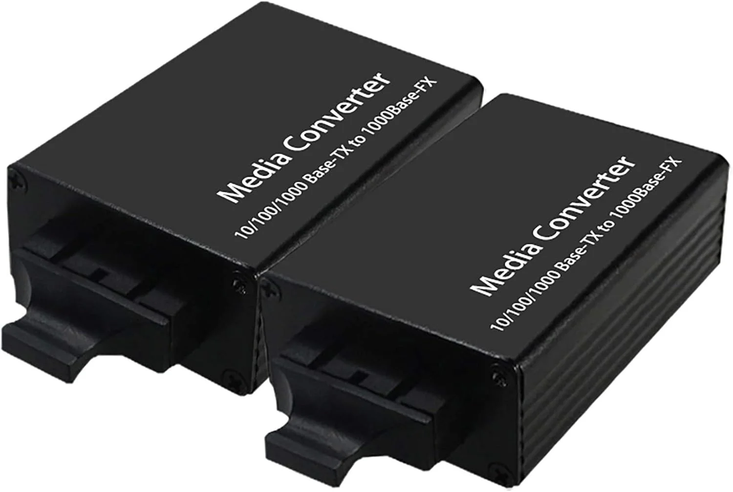 مبدل فیبر نوری کوچک 3KM-20KM گیگابیتی، مبدل رسانه فیبر به اترنت Rj45 تک حالته تک فیبر، سوئیچ گیرنده و فرستنده اترنت گیگابیتی 10/100/1000M (یک جفت فیبر دوبل 20KM)