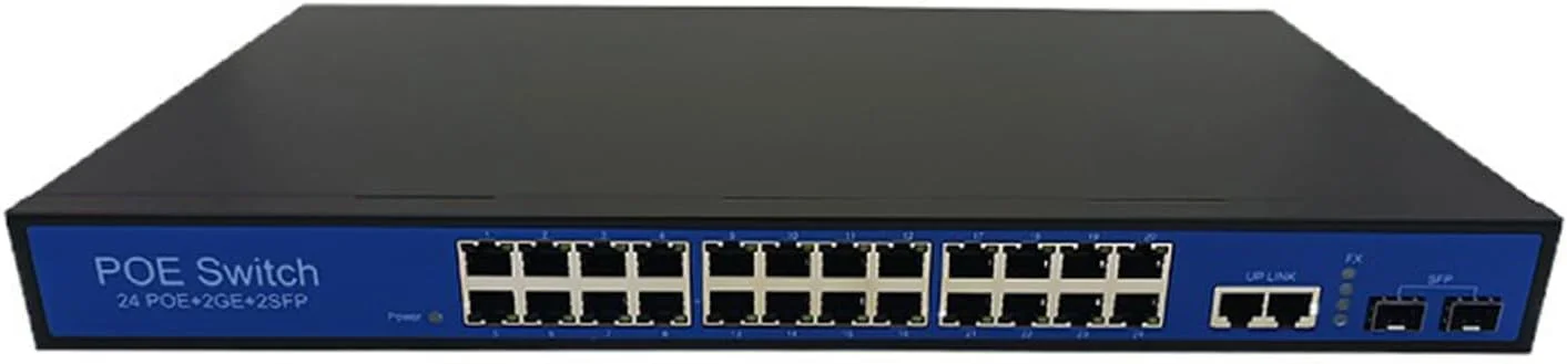 سوئیچ 24 پورت گیگابیتی صنعتی استاندارد با منبع تغذیه 52 ولت