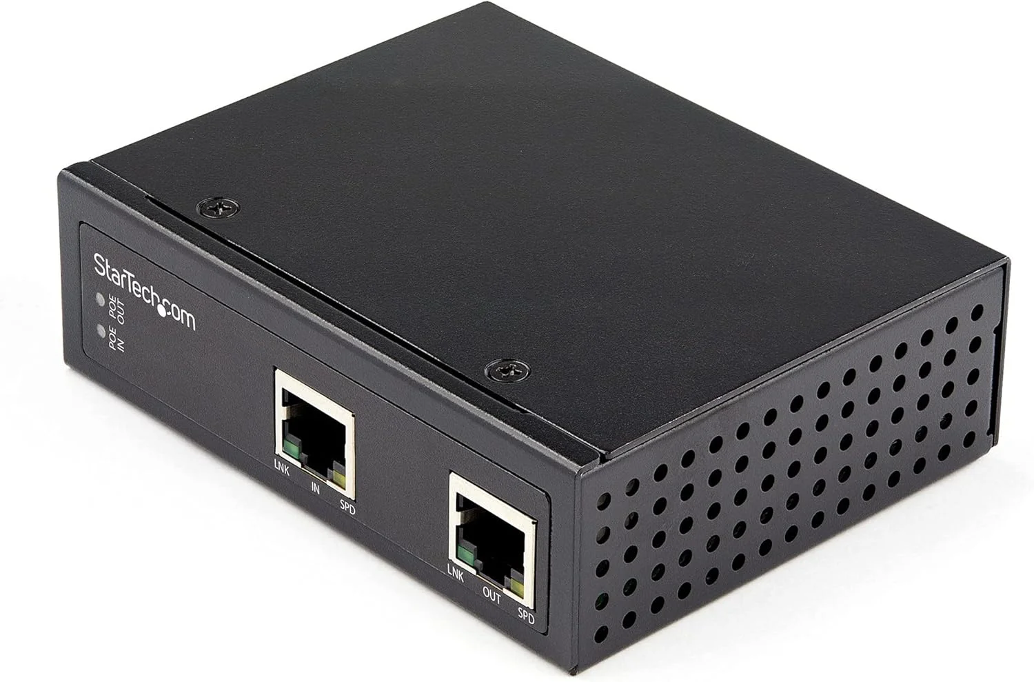 توسعه دهنده PoE گیگابیتی تک پورت صنعتی StarTech.com - 60W 802.3bt PoE/PoE+/ PoE++ - 100 متر - توسعه دهنده محدوده شبکه Power Over Ethernet - IP-30 - -40C تا +75C (POEEXT1G60W)
