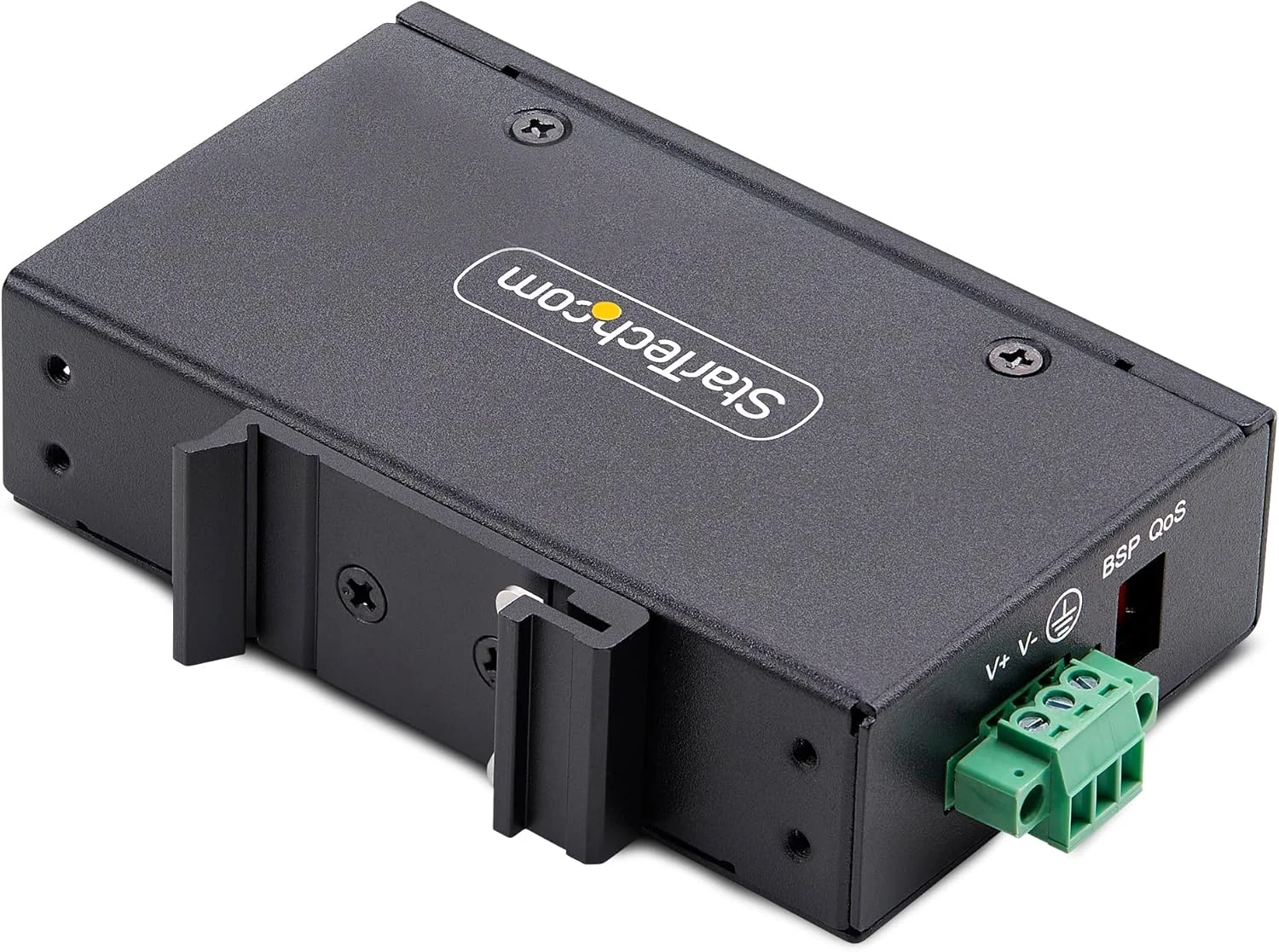 سوئیچ شبکه صنعتی غیر مدیریتی 5 پورت StarTech.com، اترنت 100/1000، نصب روی ریل DIN/دیوار، IP30، -40-167F، 9~60VDC، TAA