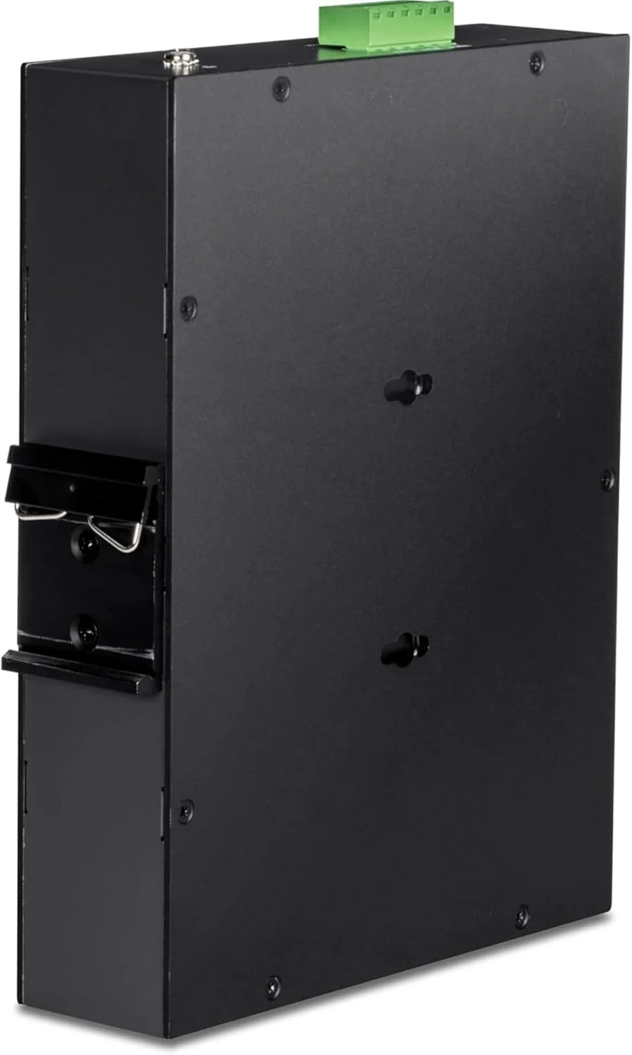 سوئیچ صنعتی 10 پورت گیگابیتی PoE+ ترندنت، محدوده دمای گسترده -20° تا 65°C، سوئیچ ریل DIN، 50-55V DC، 8 پورت گیگابیتی PoE+، 2 اسلات گیگابیتی SFP، TI-PGM102، مشکی