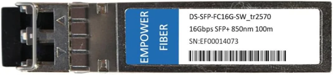 ماژول فرستنده و گیرنده سیسکو SFP+ مدل DS-SFP-FC16G-SW= - کانال فیبر 16 گیگابیت (موج کوتاه) - فیبر نوری - LC چند حالته - تا 400 متر - 850 نانومتر - برای P/N: DS-X9448-768K9= - (محاسبات سازمانی)