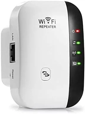 تقویت کننده WiFi، تقویت کننده سیگنال WiFi برای خانه تا 465 متر مربع و 50 دستگاه، توسعه دهنده محدوده WiFi، تکرار کننده بی سیم، تقویت کننده برد بلند با پورت اترنت، راه اندازی با یک ضربه، سازگار با الکسا