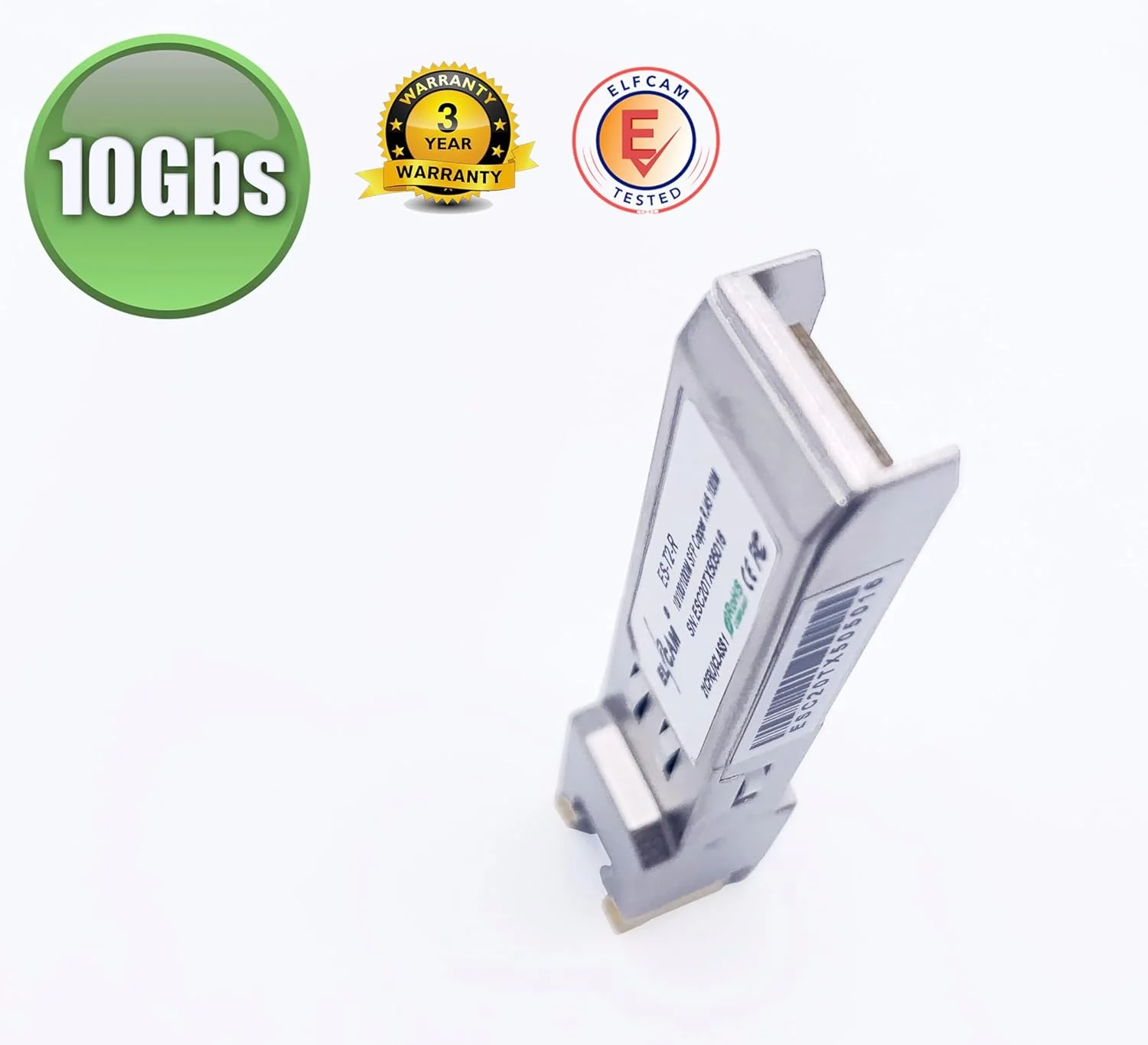 ماژول Elfcam® - 10Gb SFP+ در پورت RJ45، ماژول 10GB SFP+ مدل 10Gbase-T-30m، یک عدد