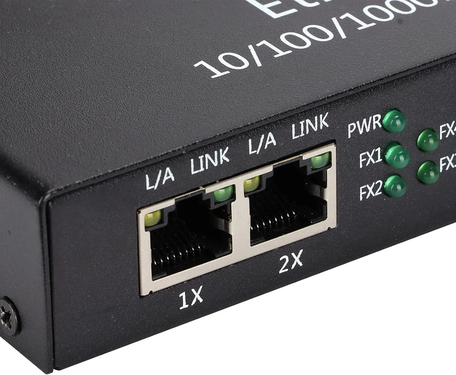 مبدل رسانه اترنت، سوئیچ فیبر اترنت DC 5V پورت RJ45 کابل جفتی CAT5/6 مبدل نوری گیگابیتی تطبیقی 10/100/1000M