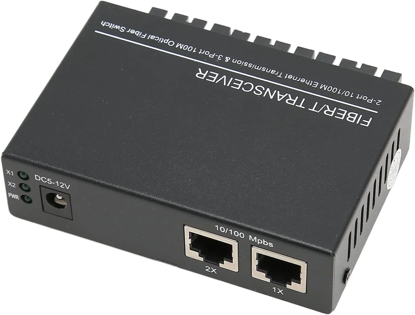 مبدل سوئیچ اترنت 1310 نانومتر، فرستنده و گیرنده اترنت فیبر نوری نشانگر LED، دارای 2 پورت SC داخلی، 100 مگابیت بر ثانیه، پورت های RJ 45، نصب آسان