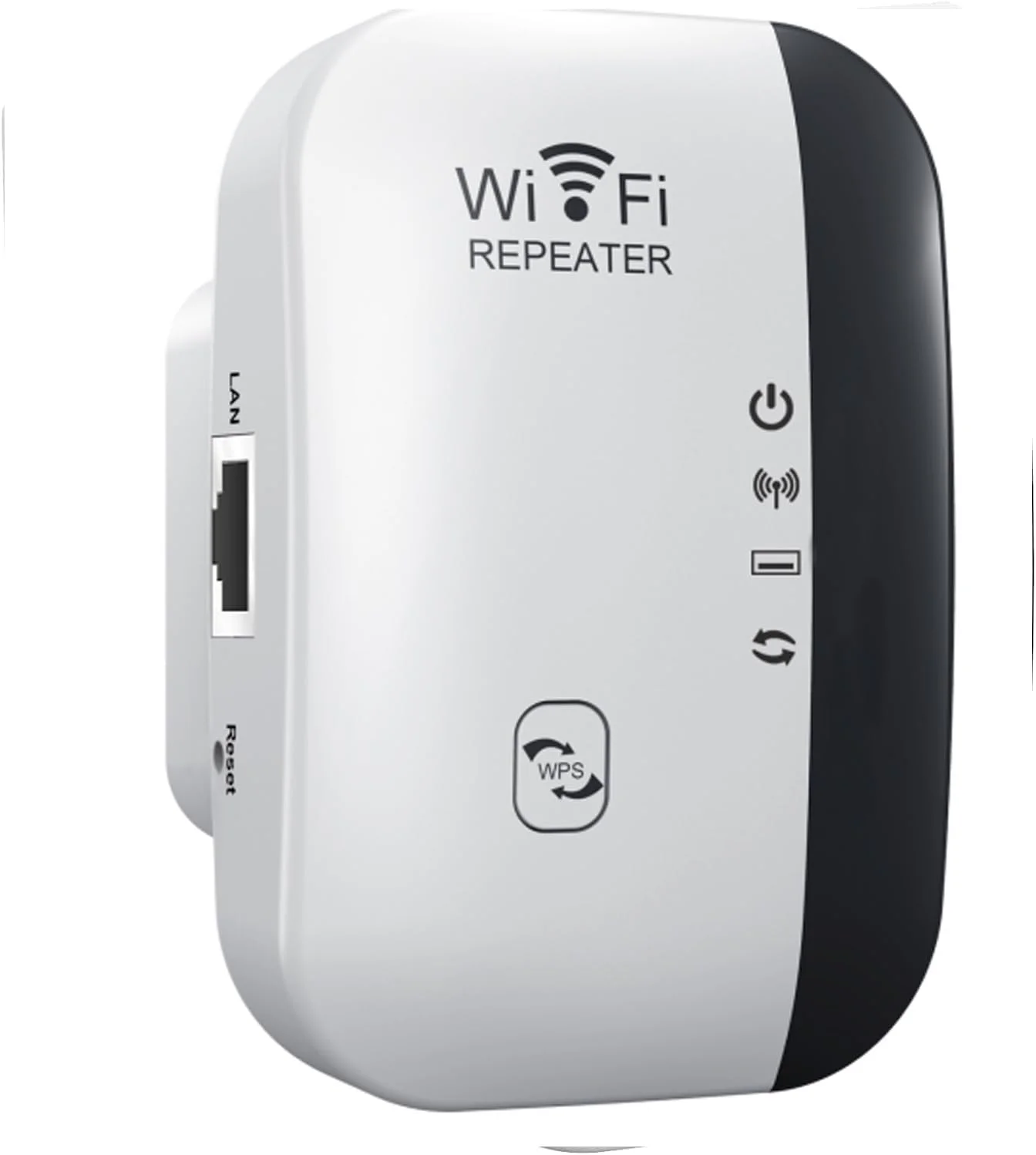 جدیدترین توسعه دهنده WiFi، تقویت کننده WiFi، تکرار کننده WiFi پوشش تا 280 متر مربع و 45 دستگاه، تقویت کننده اینترنت - با پورت اترنت، تقویت کننده سیگنال بی سیم خانگی، راه اندازی سریع (سفید، دوشاخه UK)