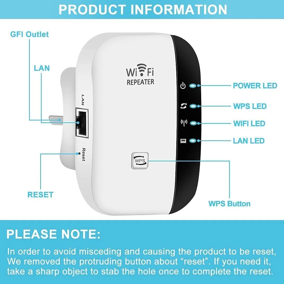 جدیدترین توسعه دهنده WiFi، تقویت کننده WiFi، تکرار کننده WiFi پوشش تا 280 متر مربع و 45 دستگاه، تقویت کننده اینترنت - با پورت اترنت، تقویت کننده سیگنال بی سیم خانگی، راه اندازی سریع (سفید، دوشاخه UK)