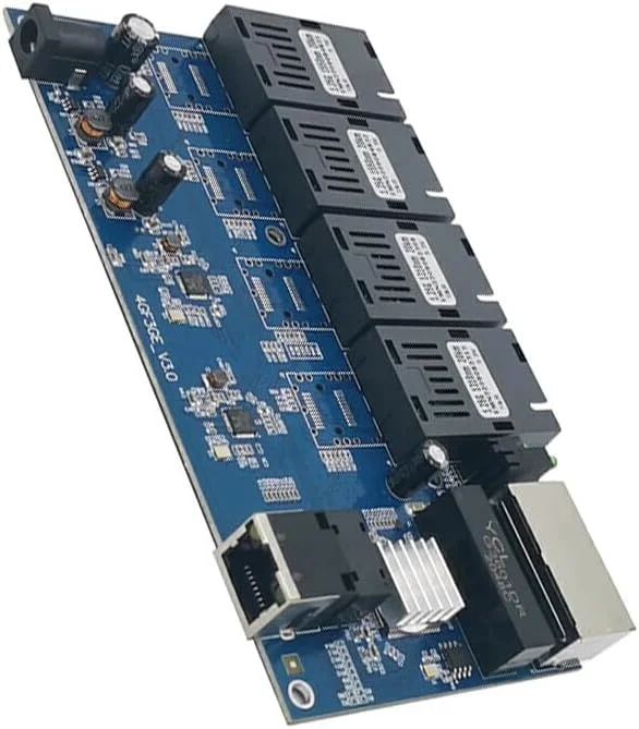 سوئیچ شبکه چند منظوره 7 پورت اترنت فیبر نوری 1000 مگابیت بر ثانیه مناسب منزل، هتل، مدرسه و لوازم جانبی کامپیوتر