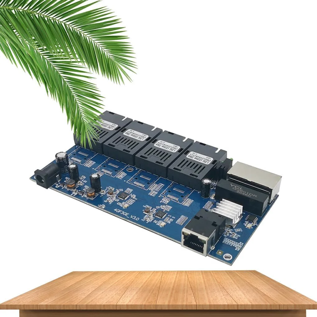 سوئیچ شبکه چند منظوره 7 پورت اترنت فیبر نوری 1000 مگابیت بر ثانیه مناسب منزل، هتل، مدرسه و لوازم جانبی کامپیوتر