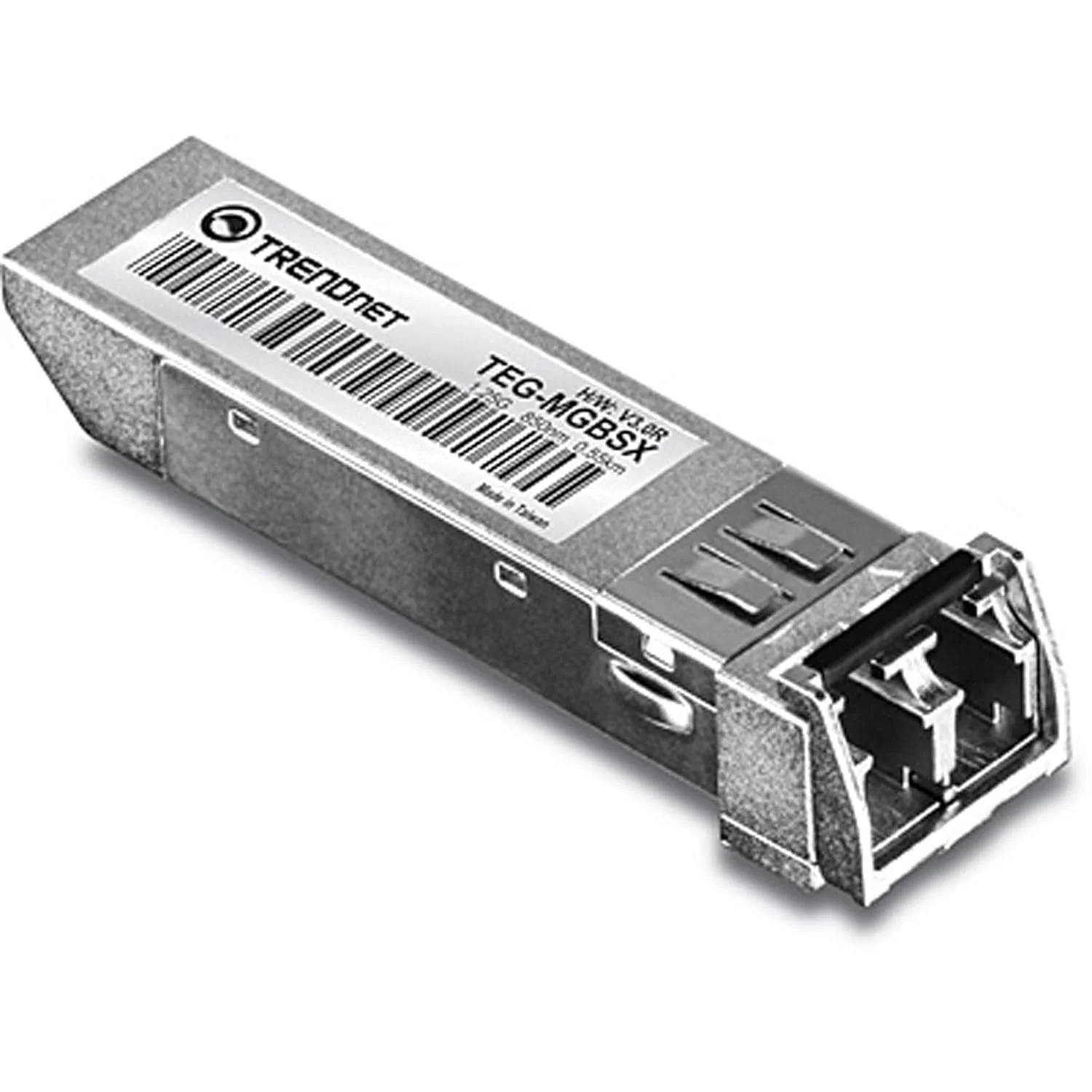 ماژول چند حالته LC مدل TRENDnet SFP، تا 550 متر، Mini-GBIC، قابلیت اتصال سریع، IEEE 802.3z Gigabit Ethernet، پشتیبانی از سرعت تا 1.25 گیگابیت بر ثانیه، نقره ای، TEG-MGBSX