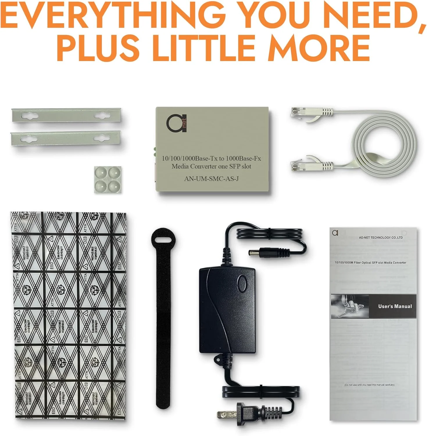 مبدل رسانه فیبر نوری اترنت گیگابیتی با اسلات باز SFP - به مس UTP Cat5e/Cat6 10/100/1000 - تشخیص خودکار - اسلات SFP پشتیبانی از هر نوع مینی GBIC/SFP گیگابیتی - پشتیبانی از جامبو فریم و LLF