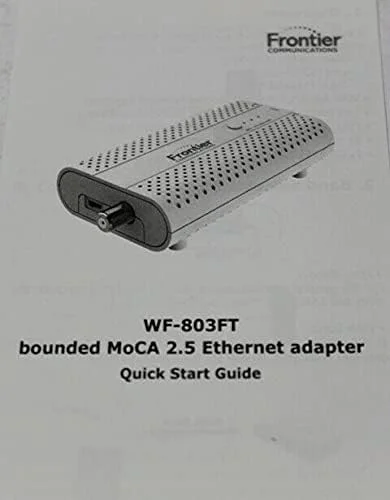 پل اترنت MoCA 2.5 مدل WF-803 FT، گسترش دهنده شبکه با استفاده از کابل های کواکسیال موجود، انتخابگر WAN/Full/LAN، پهنای باند تا 2.5 گیگابیت بر ثانیه، همراه عالی برای Wi-Fi مش خانگی
