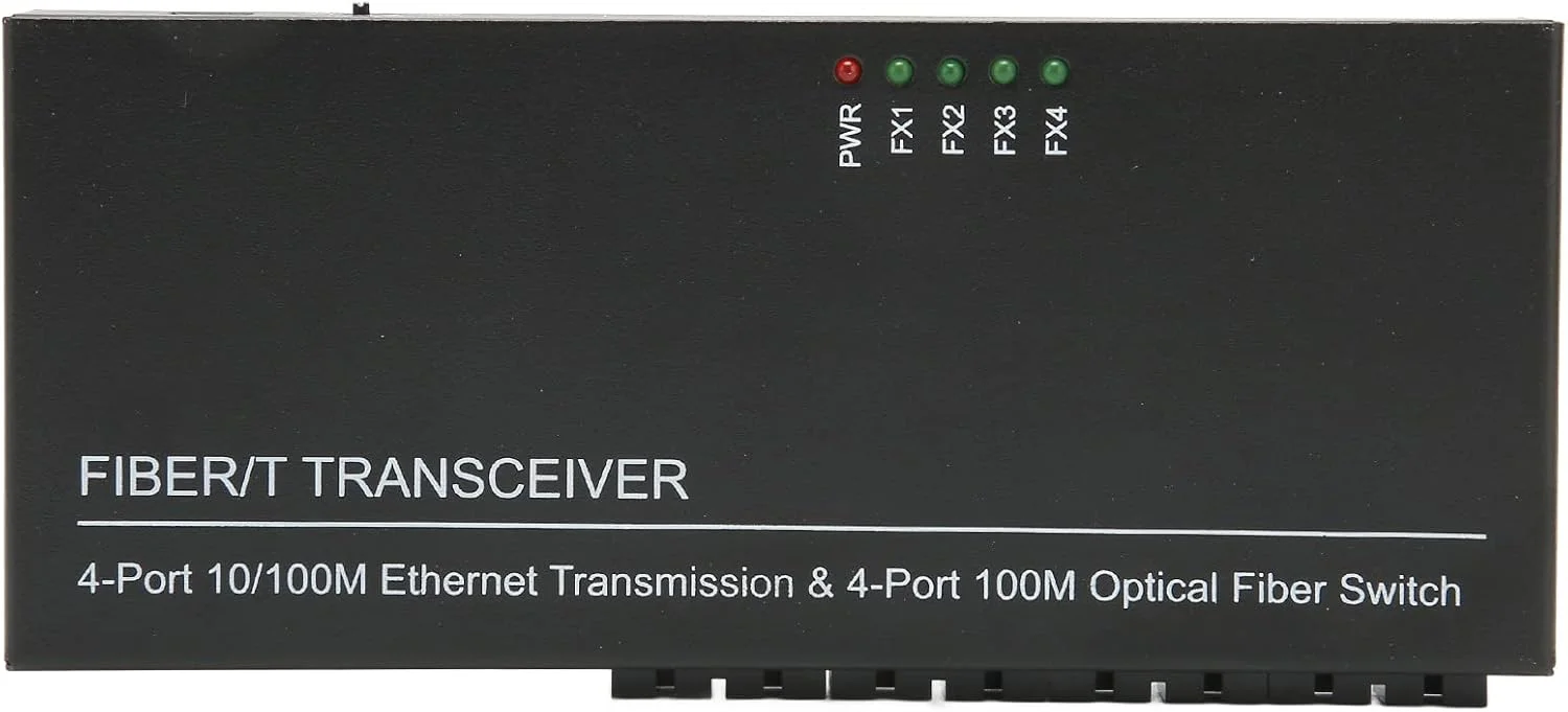 سوئیچ فیبر نوری، سوئیچ نوری اترنت با مذاکره خودکار نشانگر LED 10/100 مگابیت بر ثانیه برای خانواده (پریز UK) سوئیچ فیبر نوری، سوئیچ نوری اترنت با مذاکره خودکار نشانگر LED 10/100 مگابیت بر ثانیه برای خانواده (پریز UK)