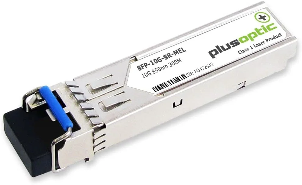 ماژول فرستنده فیبر نوری پلاس اپتیک SFP-10G-SR-MEL 10000Mbit/s SFP+ 850nm (فیبر نوری 10000Mbps, SFP+, LC, SR, 300m)