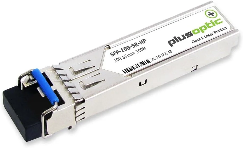 ماژول فرستنده فیبر نوری SFP+ با سرعت 10000 مگابیت بر ثانیه، طول موج 850 نانومتر (فیبر نوری 10000 مگابیت بر ثانیه، SFP+، LC، SR، 300 متر)