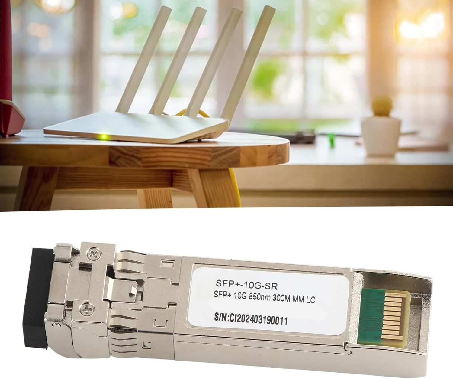 ماژول سازگار POENVFPO SFP + 10G فرستنده LC چند حالته 10 گیگابیت بر ثانیه برای تجهیزات فیبر نوری ماژول سازگار POENVFPO SFP + 10G فرستنده LC چند حالته 10 گیگابیت بر ثانیه برای تجهیزات فیبر نوری