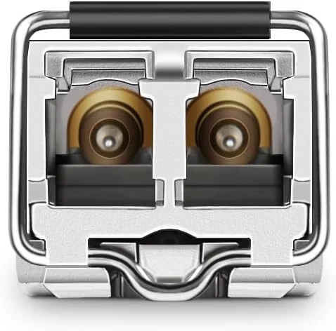 ماژول QSFPTEK 10GBASE-SR، فرستنده و گیرنده 10G Multimode SFP+ 10gb LC MINI gbic برای سیسکو، یوبیکیوتی، نت گیر، میکروتیک، جونیپر، دی-لینک (MMF، 850 نانومتر، 300 متر، DDM)