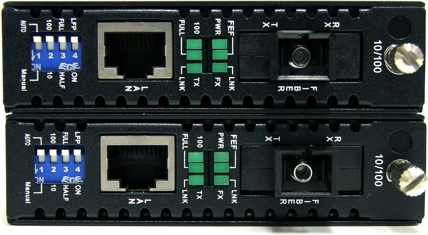 کیت مبدل رسانه فیبر تک حالته WDM اترنت 10/100 مگابیت بر ثانیه StarTech.com SC 20 کیلومتر (ET90110WDM2)