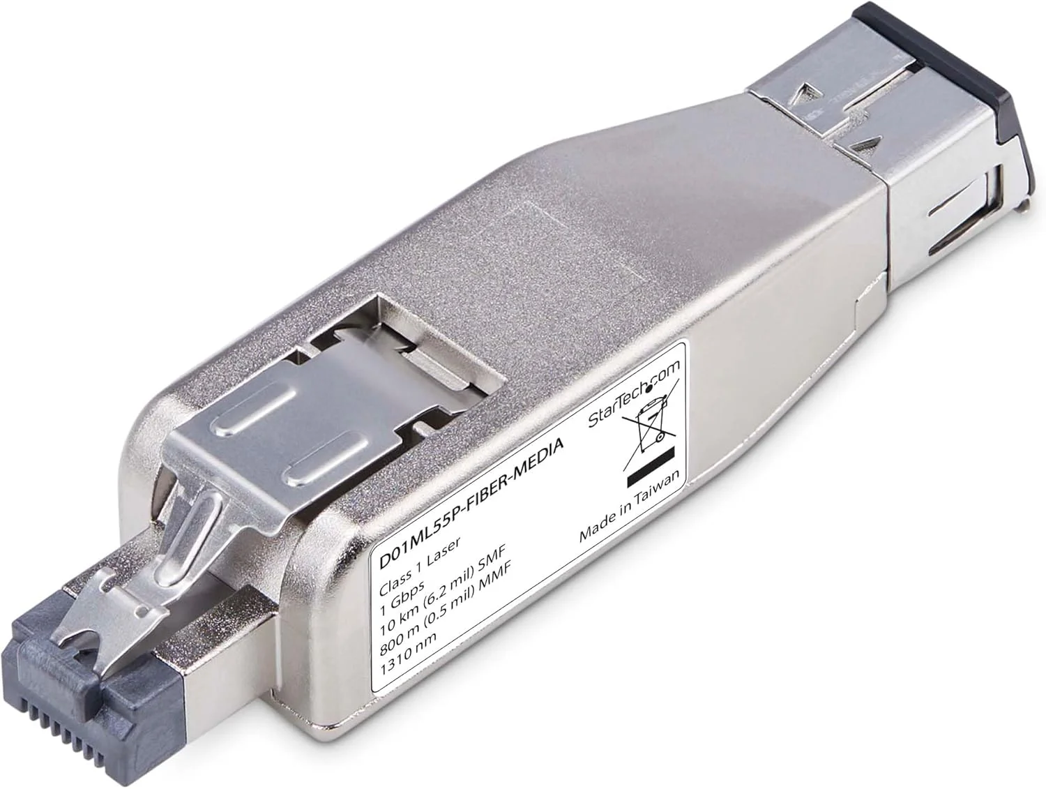 دانگل مبدل فیبر گیگابیتی به اترنت RJ45 استار تک، سینگل مود نوری 10 کیلومتر/مالتی مود 800 متر، TAA، تغذیه از طریق PoE دانگل مبدل فیبر گیگابیتی به اترنت RJ45 استار تک، سینگل مود نوری 10 کیلومتر/مالتی مود 800 متر، TAA، تغذیه از طریق PoE