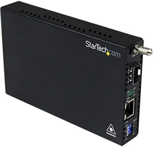 مبدل فیبر به اترنت گیگابیتی StarTech.com با اسلات باز SFP - مبدل فیبر به اترنت - مبدل رسانه ای اترنت گیگابیتی (ET91000SFP2)