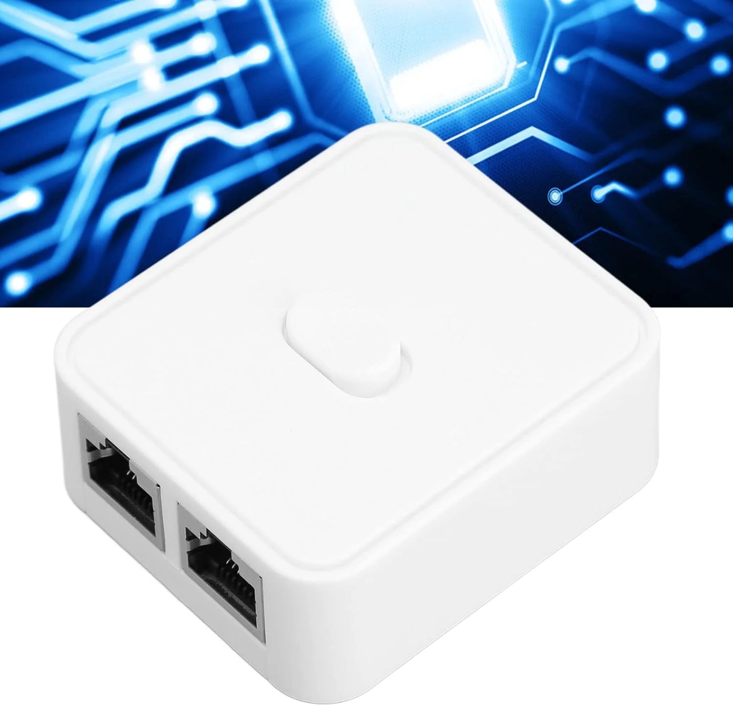 سوییچ گیگابیتی اترنت Asixxsix، دارای 2 پورت 1000 مگابیت بر ثانیه RJ45، اسپلیتر اترنت هشت هسته ای، توسعه دهنده گیگابیتی PoE بادوام 2 ورودی 1 خروجی، سوییچ برای Cat 5، Cat 5e، 6، 7