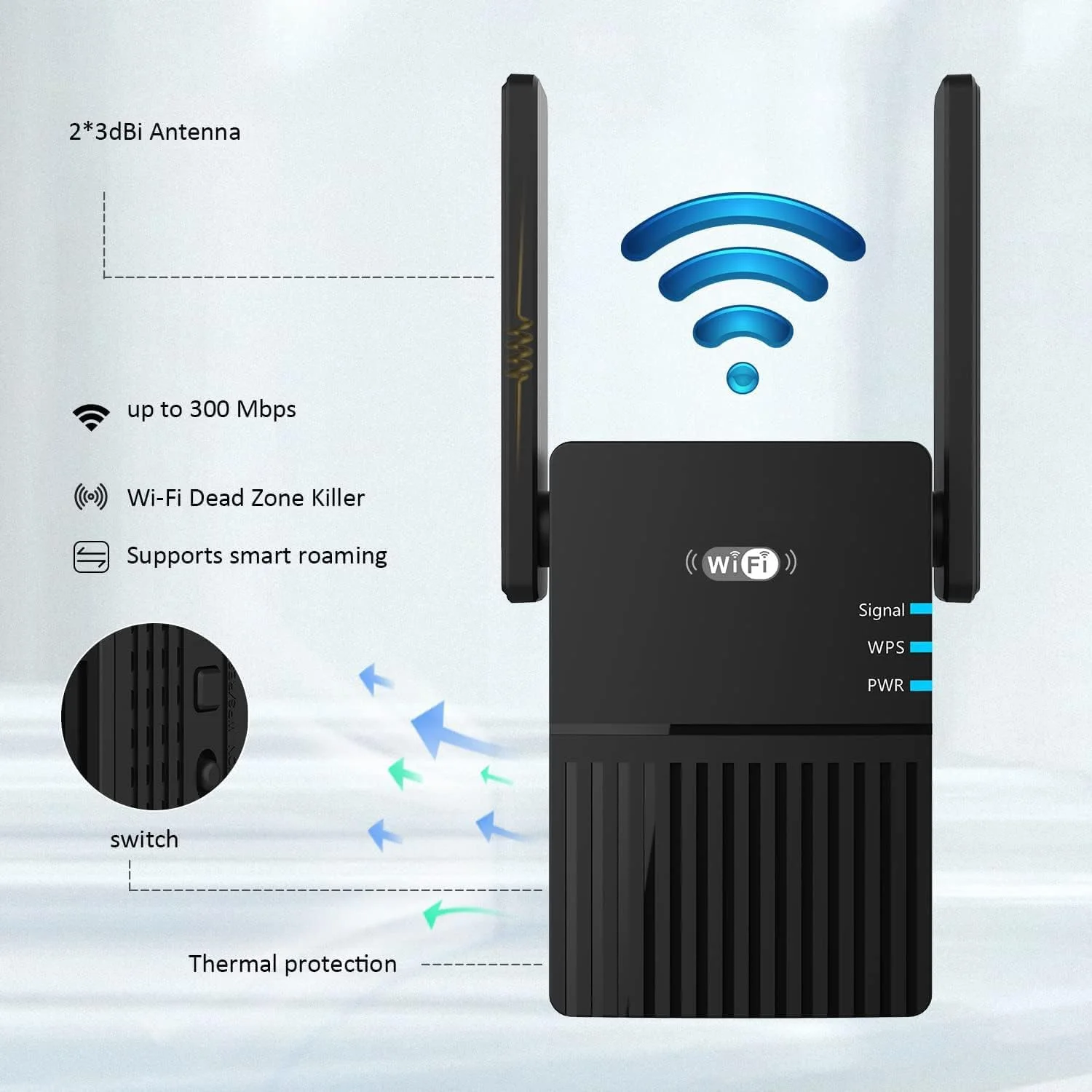 تقویت کننده وای فای NALACAL، جدیدترین تقویت کننده وای فای 2024، تقویت کننده 300 مگابیت در ثانیه، تکرار کننده بی سیم 2.4 گیگاهرتز، تقویت کننده وای فای برای خانه، توسعه دهنده محدوده بی سیم با پوشش گسترده تر، راه اندازی WPS، دوشاخه UK N3B تقویت کننده وای فای NALACAL، جدیدترین تقویت کننده وای فای 2024، تقویت کننده 300 مگابیت در ثانیه، تکرار کننده بی سیم 2.4 گیگاهرتز، تقویت کننده وای فای برای خانه، توسعه دهنده محدوده بی سیم با پوشش گسترده تر، راه اندازی WPS، دوشاخه UK N3B