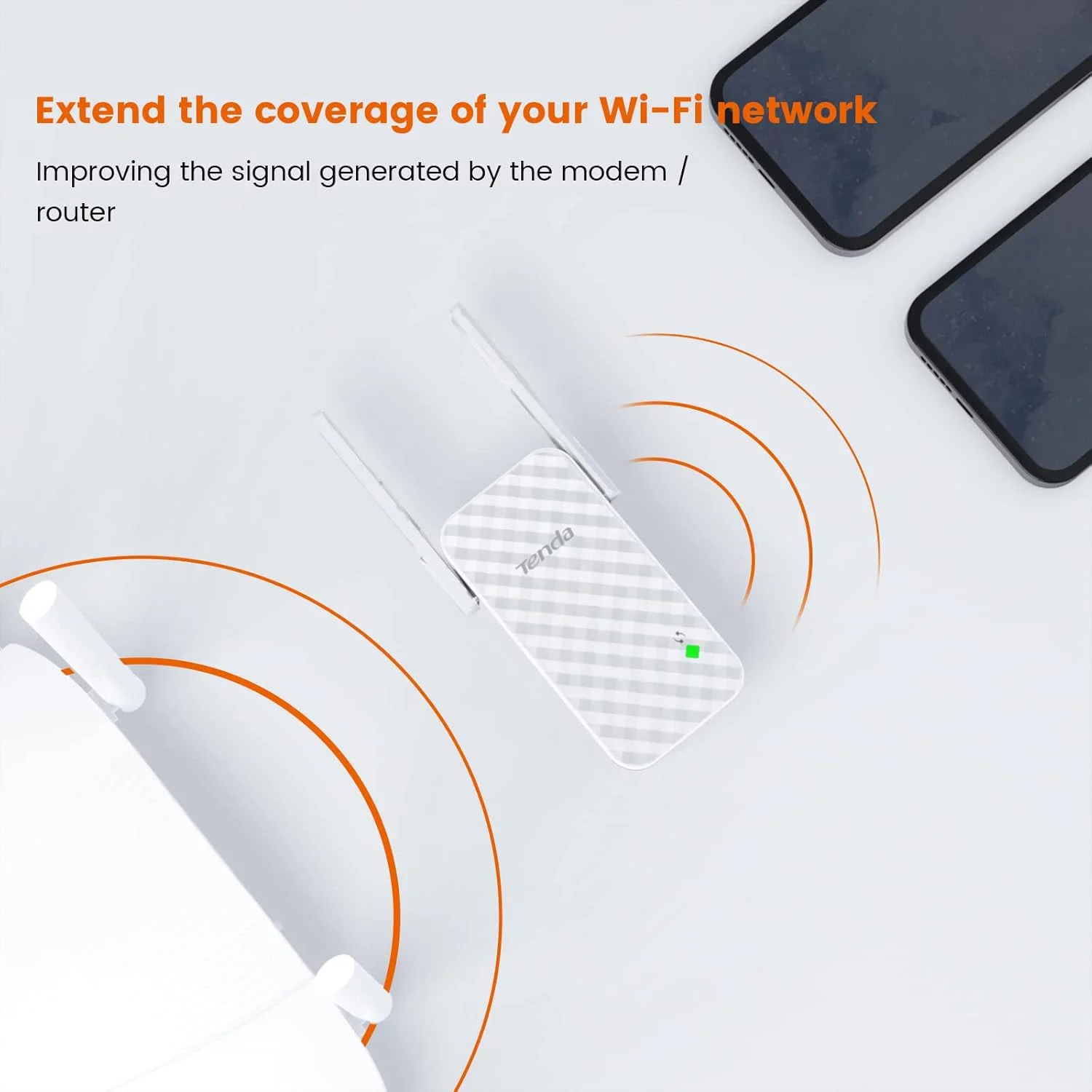 توسعه دهنده برد جهانی تندا A9 N300، توسعه دهنده پهنای باند/وای فای، تقویت کننده/نقطه اتصال وای فای، نصب آسان، دوشاخه بریتانیایی توسعه دهنده برد جهانی تندا A9 N300، توسعه دهنده پهنای باند/وای فای، تقویت کننده/نقطه اتصال وای فای، نصب آسان، دوشاخه بریتانیایی