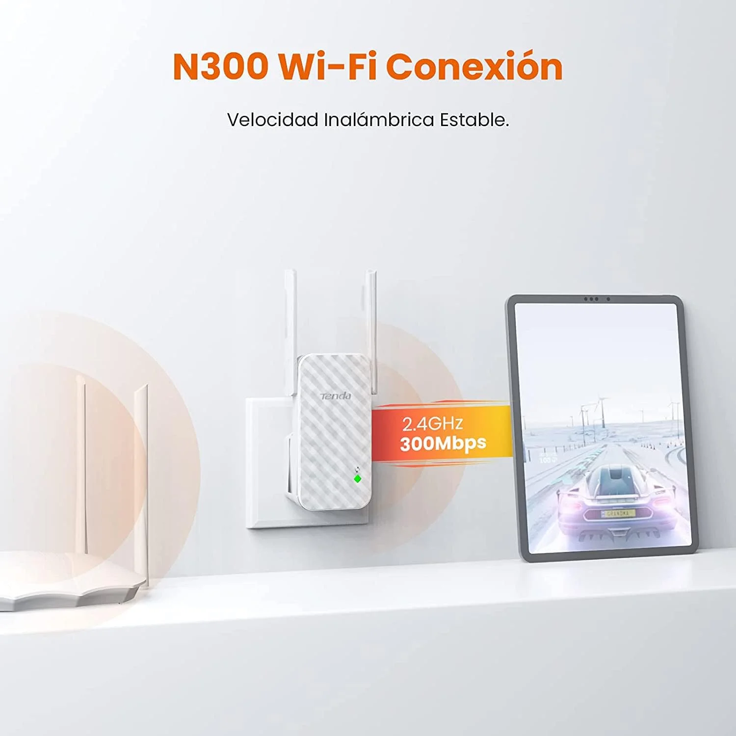 تقویت کننده محدوده جهانی N300 تندا تقویت کننده محدوده جهانی N300 تندا