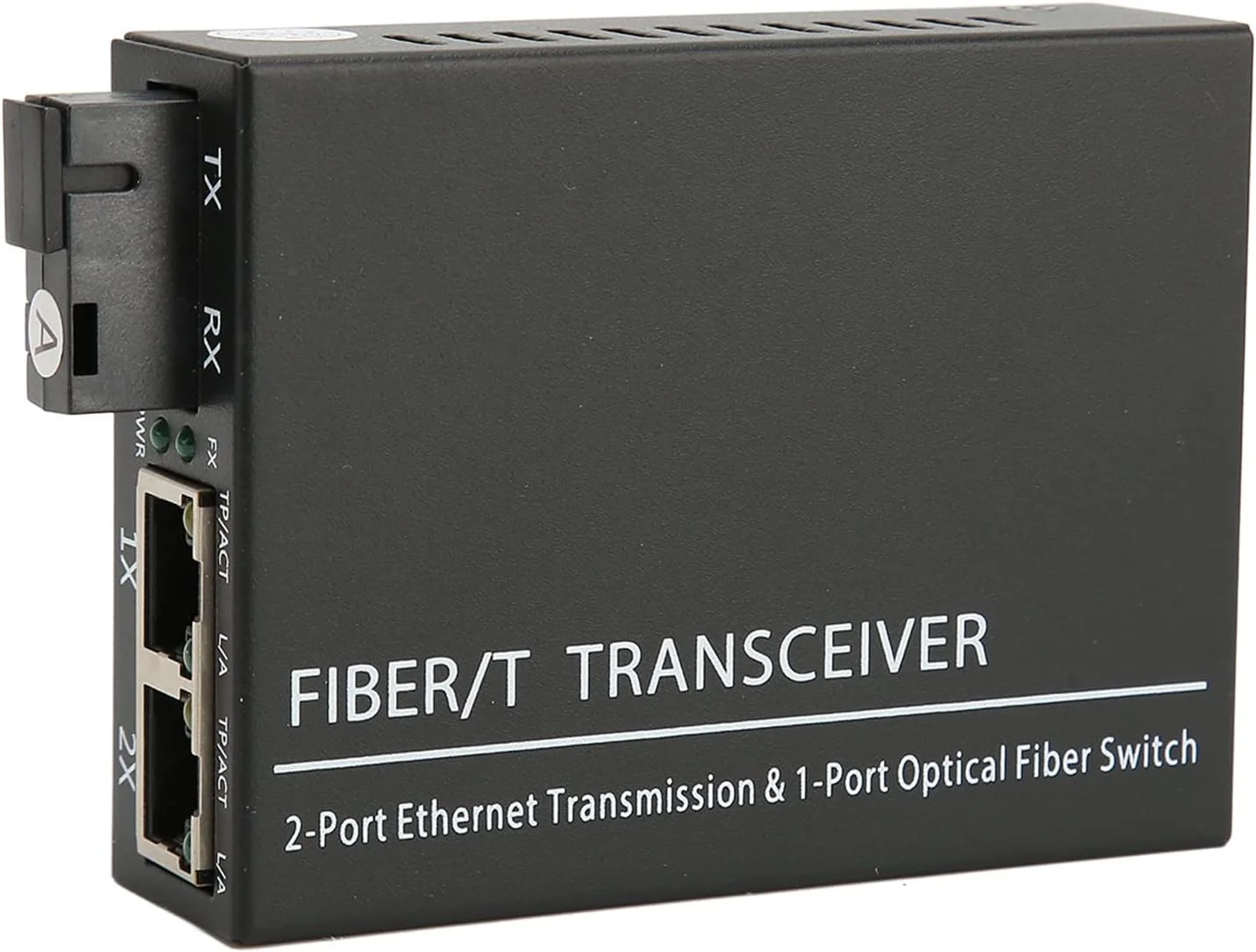 فرستنده و گیرنده فیبر نوری، ماژول فیبر تک حالته Tx1310nm Rx1550nm با پورت Sc، پورت Rj45 Cat5e Cat6 اترنت 10m 100m مگابیت بر ثانیه، نظارت آسان بر فعالیت شبکه