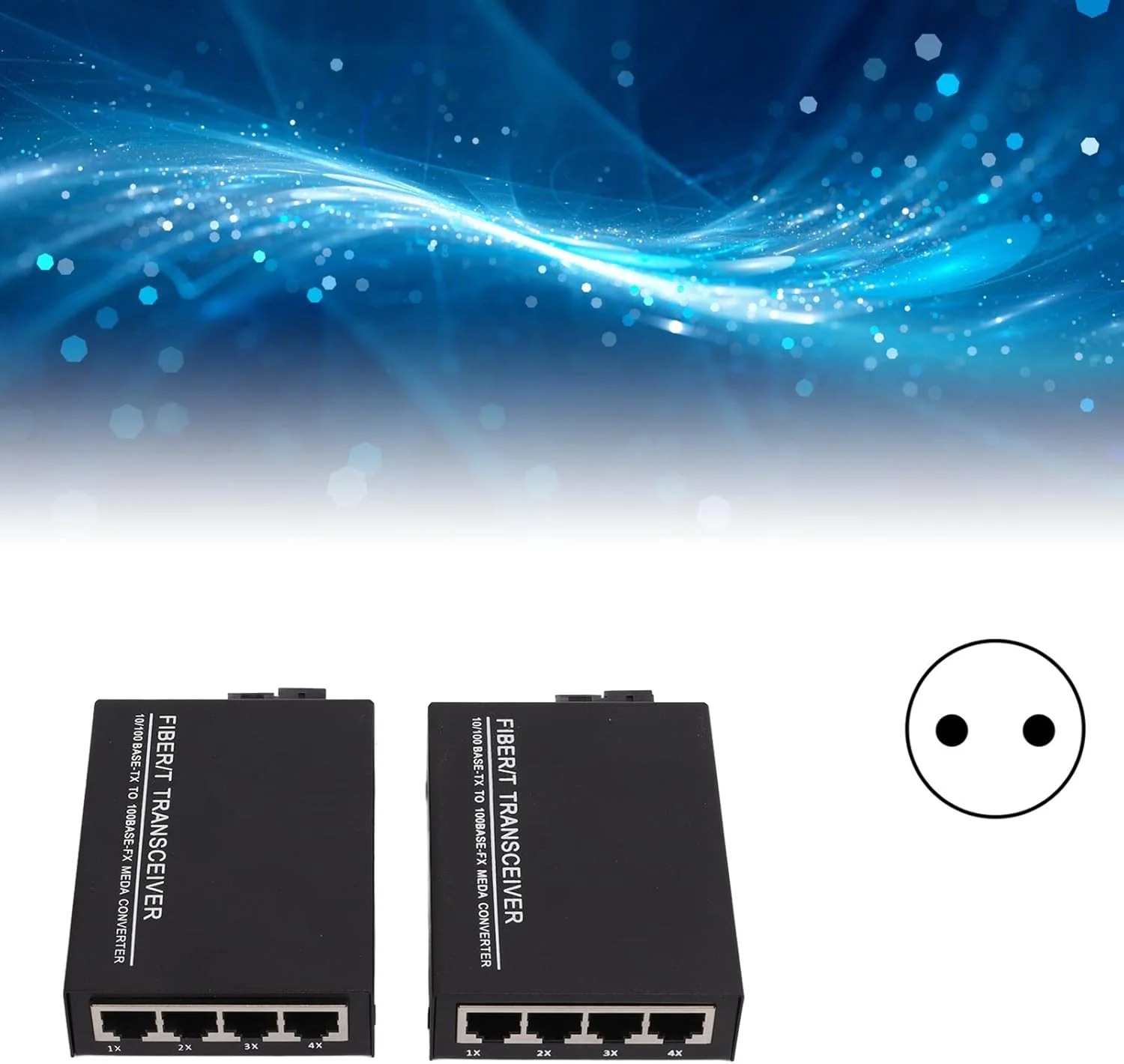 فرستنده و گیرنده فیبر نوری، مبدل رسانه اترنت فیبر چند حالته با ماژول فرستنده و گیرنده دوگانه، مصرف برق پایین برای ارتباطات شبکه