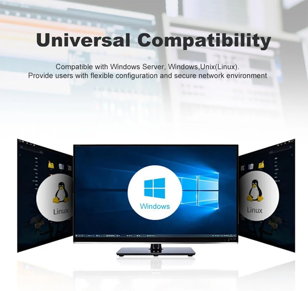 آداپتور شبکه فیبر نوری USB 3.0 Type-C، کارت اترنت SFP باز USB-C به 100/1000Base-X، سازگار با Windows Server/Windows/Linux، طراحی جمع و جور برای شبکه با سرعت بالا