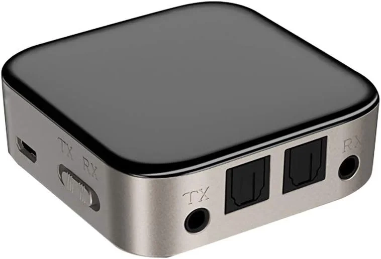 تجهیزات کامپیوتر گیرنده فرستنده بلوتوث 5.0 آداپتور فیبر نوری چشمی آداپتور صوتی استریو AUX 3.5 میلی متری مناسب برای کامپیوتر