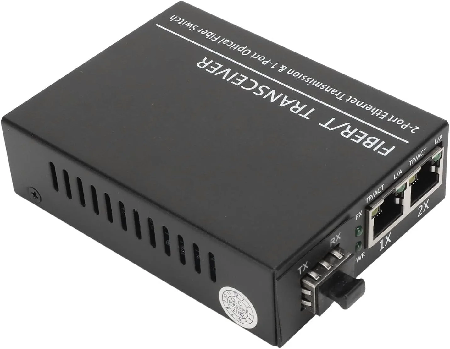 مبدل رسانه ای فیبر به اترنت Zhed Gigabit SFP به RJ45، مبدل رسانه ای فیبر، فیبر نوری تک حالته چند حالته به مبدل اترنت با نشانگر، اترنت 10/100/1000 Base T، تا 120 کیلومتر