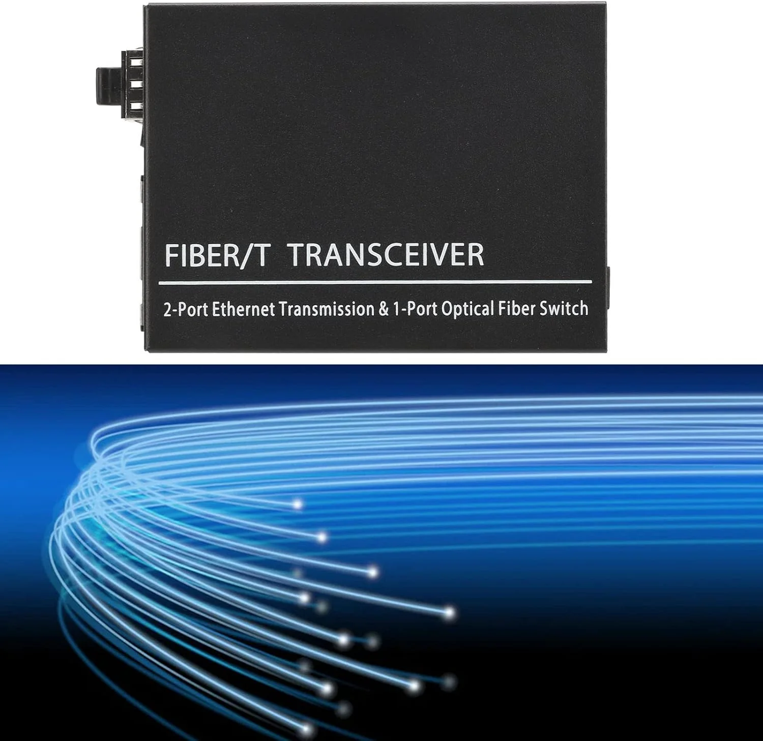 مبدل رسانه ای فیبر به اترنت Zhed Gigabit SFP به RJ45، مبدل رسانه ای فیبر، فیبر نوری تک حالته چند حالته به مبدل اترنت با نشانگر، اترنت 10/100/1000 Base T، تا 120 کیلومتر