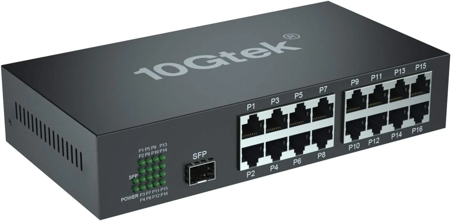 سوئیچ اترنت سریع 17 پورت ایپولکس، با 1 اسلات SFP (100M)، غیر مدیریتی، بدون فرستنده گیرنده