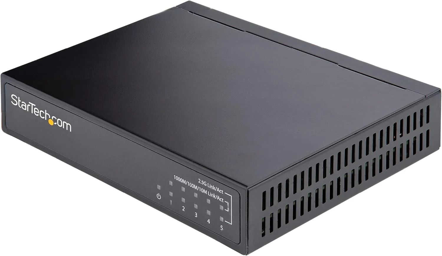 سوییچ غیر مدیریتی 2.5G StarTech.com - سوییچ 5 پورت گیگابیتی - سوییچ غیر مدیریتی 2.5GBASE-T - سوییچ شبکه - قابل نصب روی میز یا دیوار - سازگار با دستگاه های 10/100/1000 مگابیت بر ثانیه - جامبو 9K (DS52000)