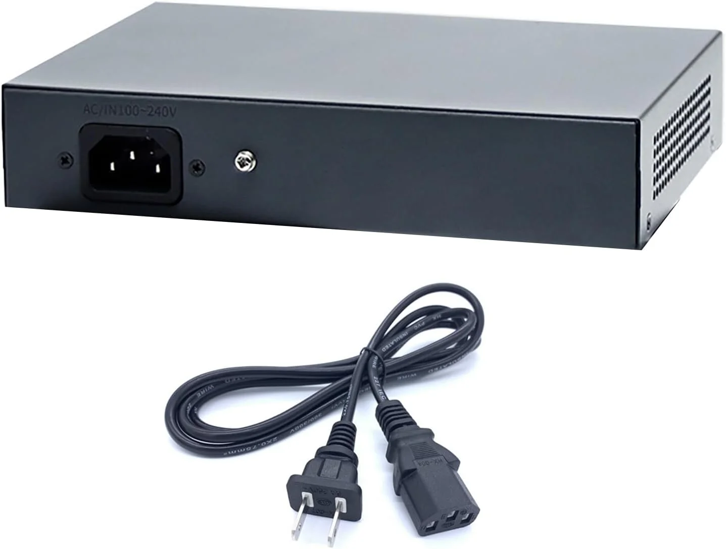 سوئیچ غیر مدیریتی PoE، سوئیچ 8 پورت گیگابیتی PoE با 2 آپ‌لینک گیگابیتی، توان داخلی 120 وات