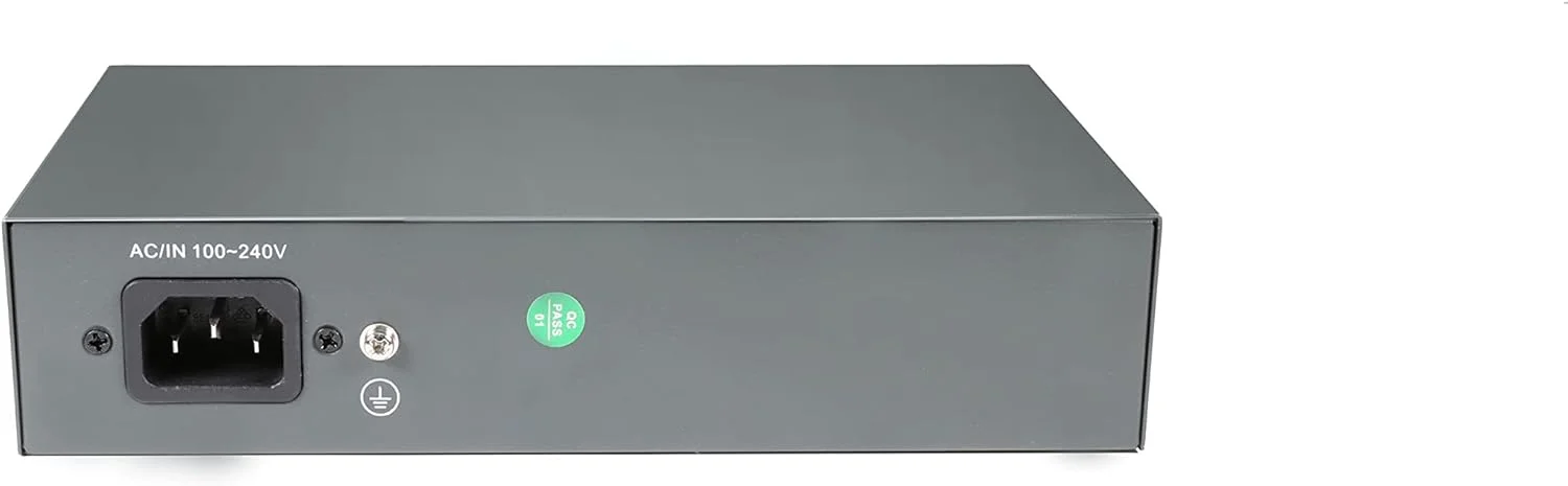 سوئیچ POE با 6 پورت POE+2FE، سوئیچ اترنت هوشمند غیر مدیریتی (داخلی)، 4 پورت POE با سرعت 10/100 مگابیت بر ثانیه، 2 پورت 10/100 مگابیت بر ثانیه، استاندارد IEEE802.3AF/at، ≤70W (52V 1.5A)، فاصله طولانی 250 متری، سوئیچ شبکه پلاگ اند پلی