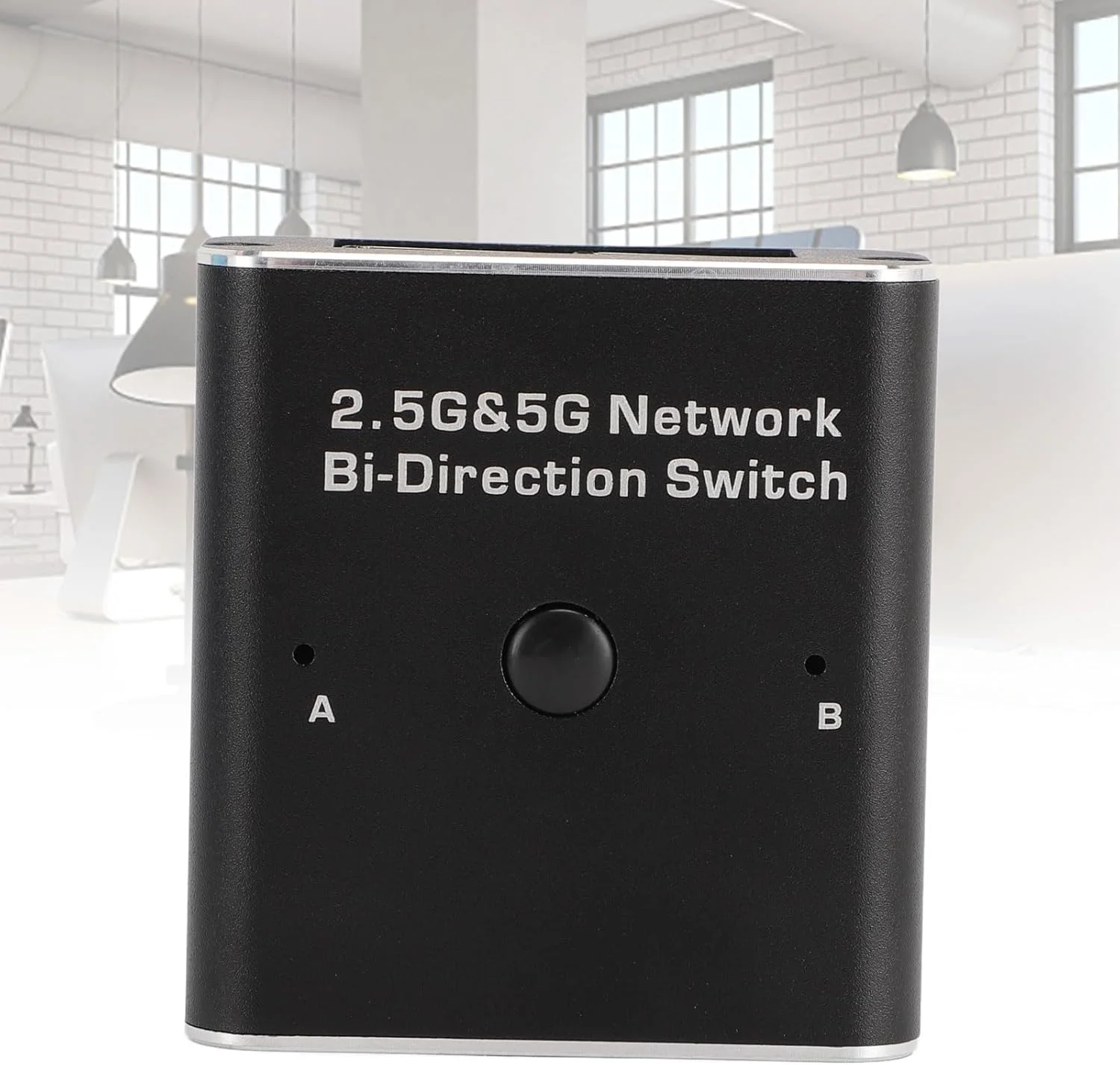 سوئیچ اترنت گیگابیتی VELATEMOR 2 در 1 خروجی، سرعت بالا 1000 مگابیت بر ثانیه، اسپلیتر RJ45، پشتیبانی از دو کامپیوتر، نصب آسان