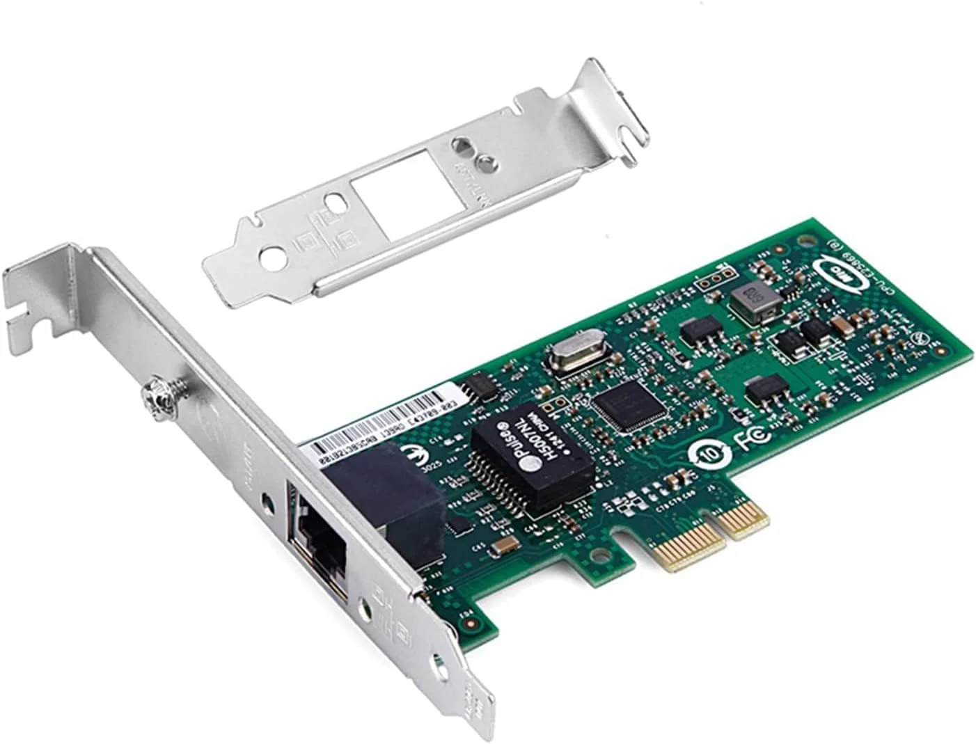 کارت شبکه جدید 10/100/1000Mbps PCIE x1 برای Intel EXPI9301CTBLK، پورت 1x RJ45s، آداپتورهای سرور اترنت گیگابیتی NIC PCI-E Lan (I210-T1)